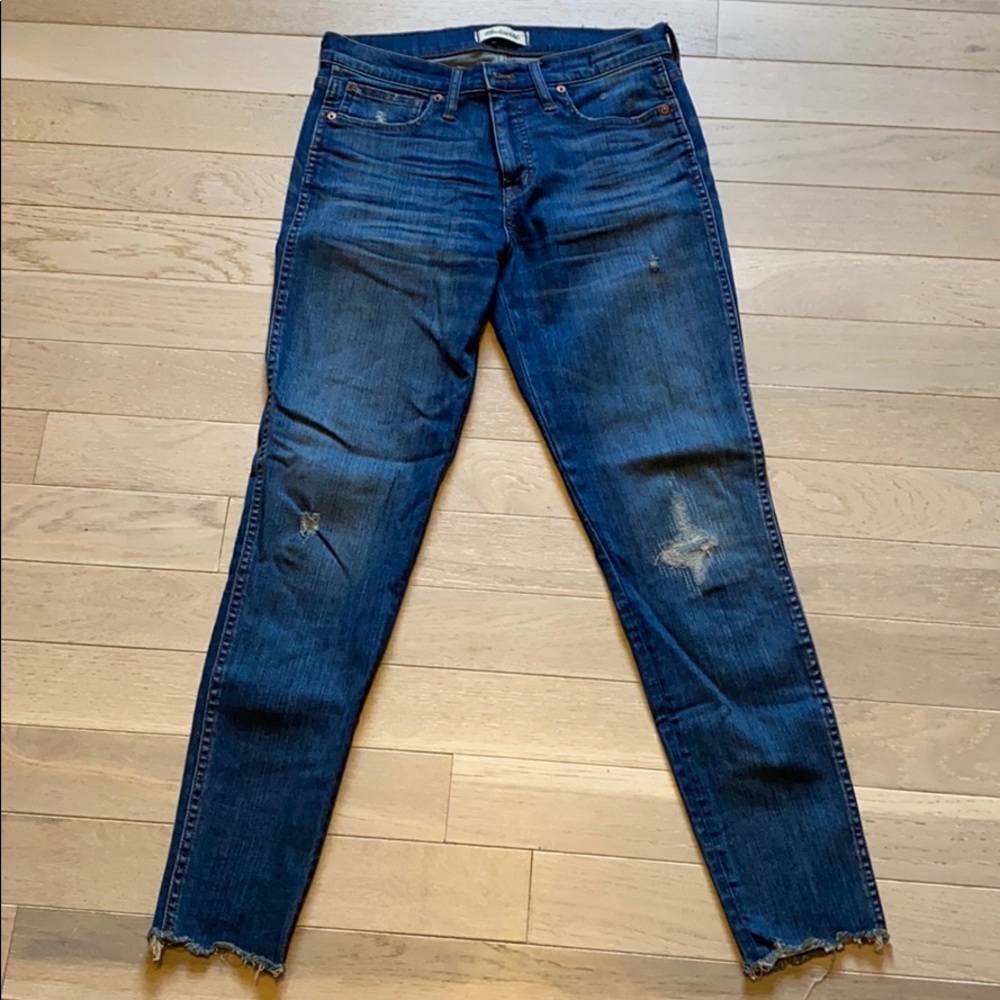 9” High Rise Madewell Skinny Jeans